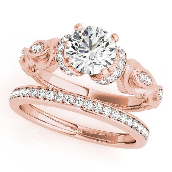 Cherished Antique Round Diamond Engagement Ring — 9K/18K Gold & Platinum