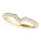 Prong Set Half Eternity Ring in Gold & Platinum