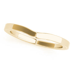 Wedding Bands Curved Bands Gold