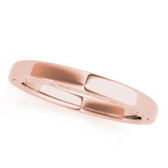 Side Scroll Filigree Wedding Gold Band