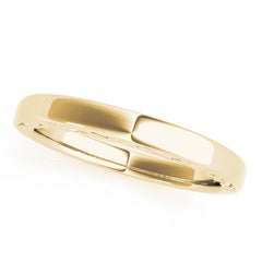 Side Scroll Filigree Wedding Gold Band