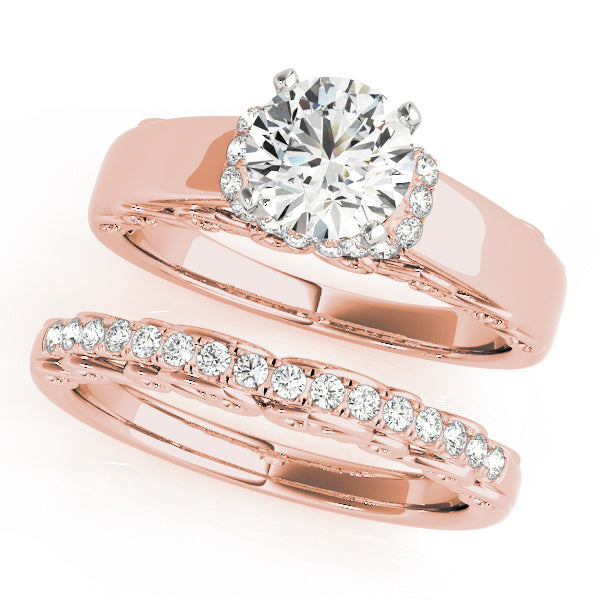 Signature Remounts Any Shape Round Diamond Engagement Ring — 9K/18K Gold & Platinum
