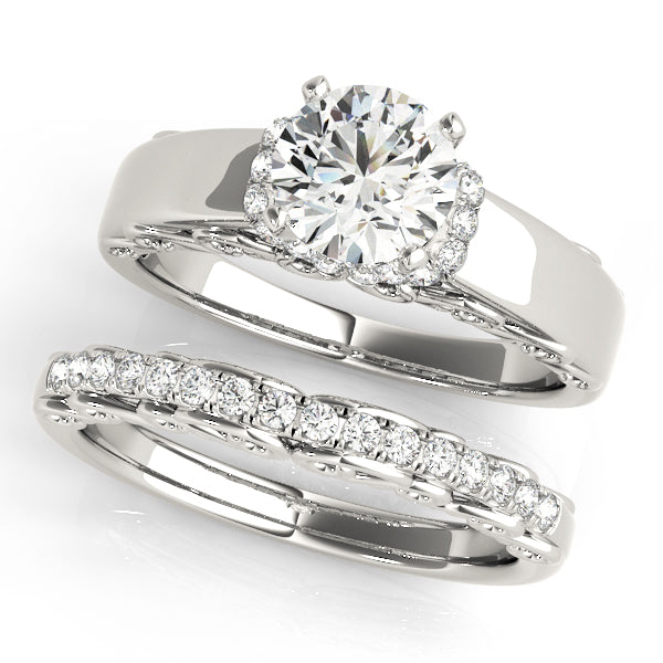 Signature Remounts Any Shape Round Diamond Engagement Ring — 9K/18K Gold & Platinum