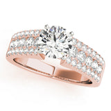 Pristine Remount Round Diamond Engagement Ring — 9K/18K Gold & Platinum