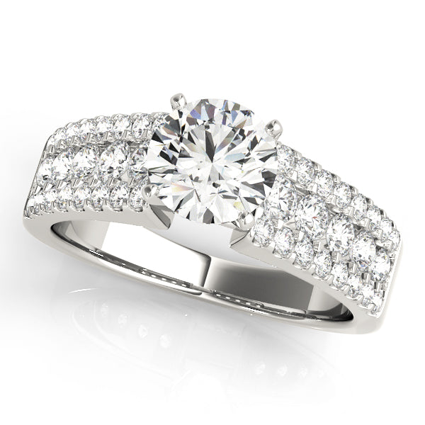 Pristine Remount Round Diamond Engagement Ring — 9K/18K Gold & Platinum