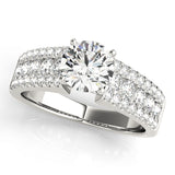 Pristine Remount Round Diamond Engagement Ring — 9K/18K Gold & Platinum