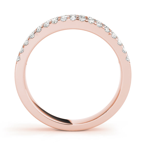Diamond Half Eternity Ring in Gold & Platinum