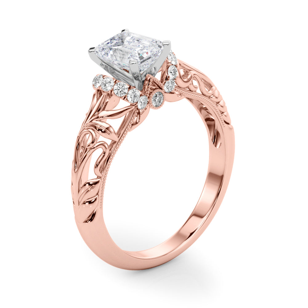 Celestial Remounts Any Shape Round Diamond Engagement Ring — 9K/18K Gold & Platinum