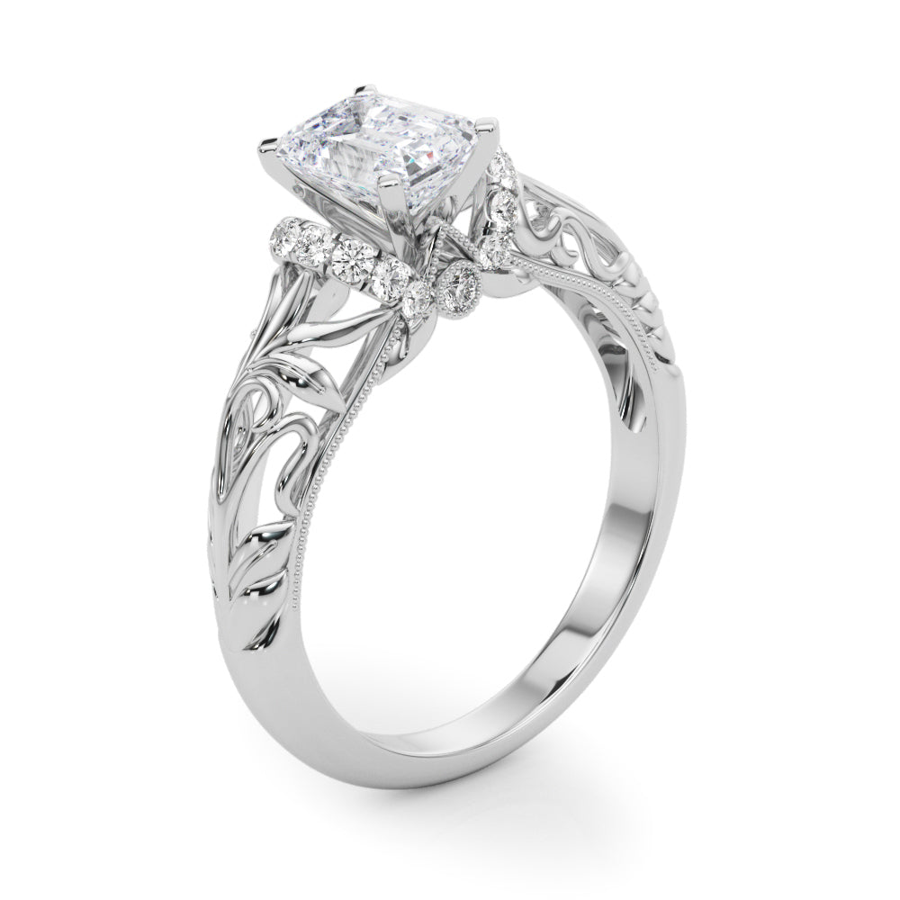 Celestial Remounts Any Shape Round Diamond Engagement Ring — 9K/18K Gold & Platinum