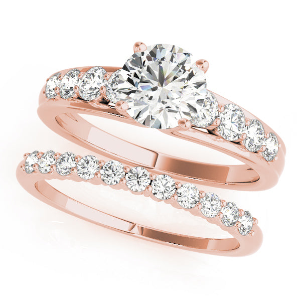 Iconic Prong-Set Round Diamond Engagement Ring — 9K/18K Gold & Platinum