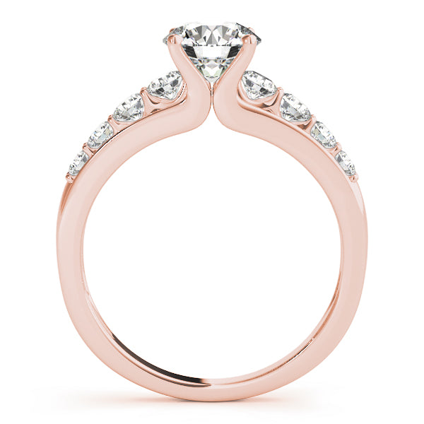 Iconic Prong-Set Round Diamond Engagement Ring — 9K/18K Gold & Platinum