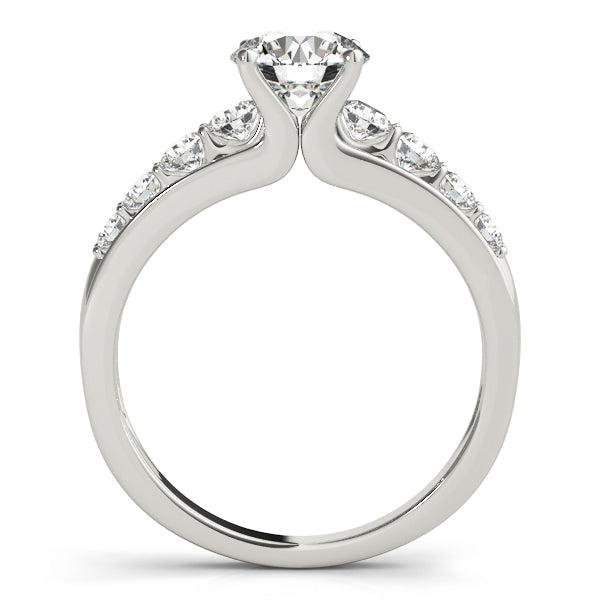 Iconic Prong-Set Round Diamond Engagement Ring — 9K/18K Gold & Platinum