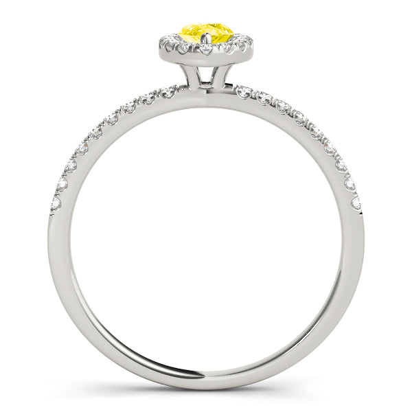 Vintage-Inspired Halo Marquise Diamond Engagement Ring — 9K/18K Gold & Platinum