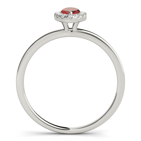 Heirloom Halo Marquise Diamond Engagement Ring — 9K/18K Gold & Platinum