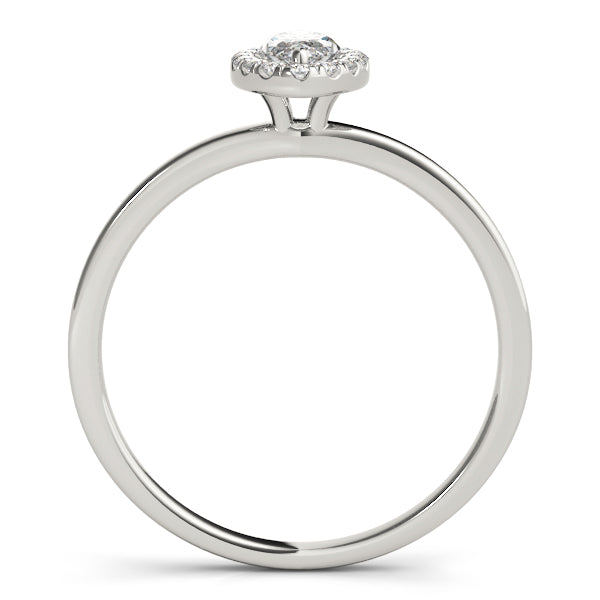 Heirloom Halo Marquise Diamond Engagement Ring — 9K/18K Gold & Platinum