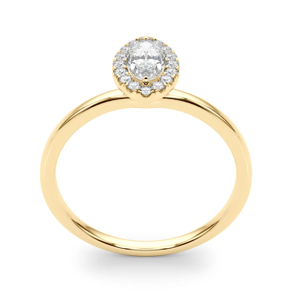 Heirloom Halo Marquise Diamond Engagement Ring — 9K/18K Gold & Platinum