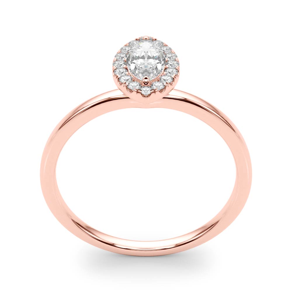 Heirloom Halo Marquise Diamond Engagement Ring — 9K/18K Gold & Platinum