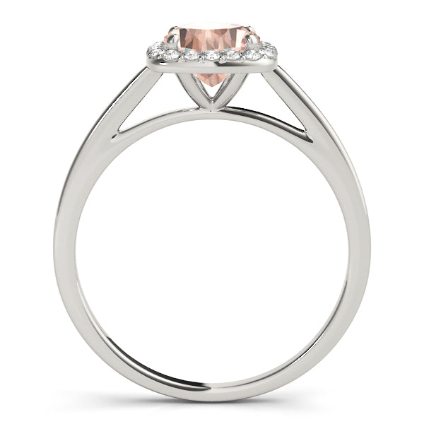 Signature Halo Cushion Diamond Engagement Ring — 9K/18K Gold & Platinum