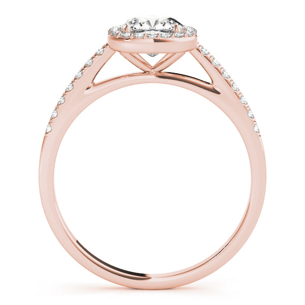 Artisan Halo Cushion Diamond Engagement Ring — 9K/18K Gold & Platinum