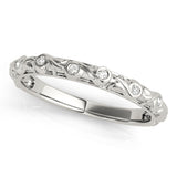 Diamond Half Eternity Ring in Gold & Platinum
