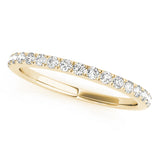 Diamond Half Eternity Ring in Gold & Platinum