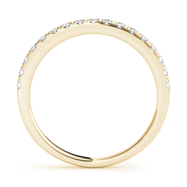 Diamond Half Eternity Ring in Gold & Platinum
