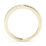 Diamond Half Eternity Ring in Gold & Platinum
