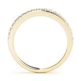 Diamond Half Eternity Ring in Gold & Platinum