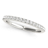 Diamond Half Eternity Ring in Gold & Platinum