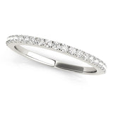 Diamond Half Eternity Ring in Gold & Platinum