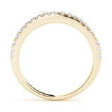 Diamond Half Eternity Ring in Gold & Platinum