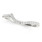 Diamond Half Eternity Ring in Gold & Platinum