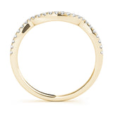 Diamond Half Eternity Ring in Gold & Platinum