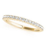 Diamond Half Eternity Ring in Gold & Platinum