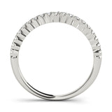 Diamond Half Eternity Ring in Gold & Platinum