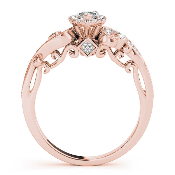 Adored Antique Marquise Diamond Engagement Ring — 9K/18K Gold & Platinum