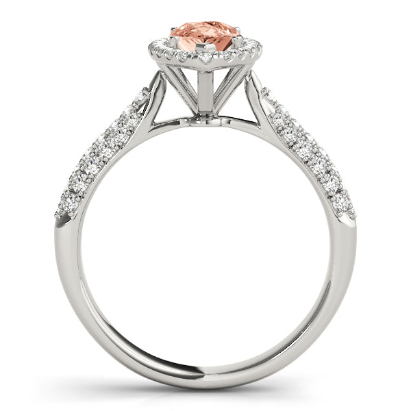 Majestic Multi-Row Marquise Diamond Engagement Ring — 9K/18K Gold & Platinum