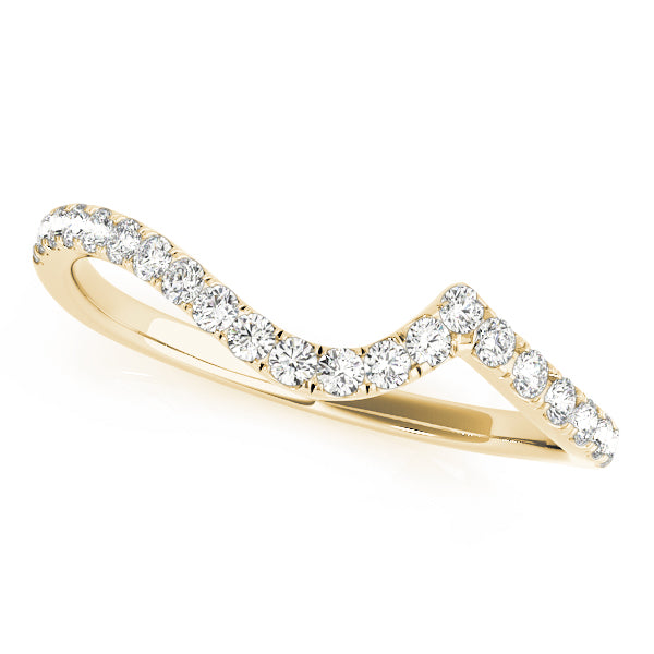 Diamond Half Eternity Ring in Gold & Platinum