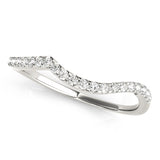 Diamond Half Eternity Ring in Gold & Platinum