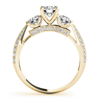 Three stone diamond ring