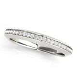 Diamond Half Eternity Ring in Gold & Platinum