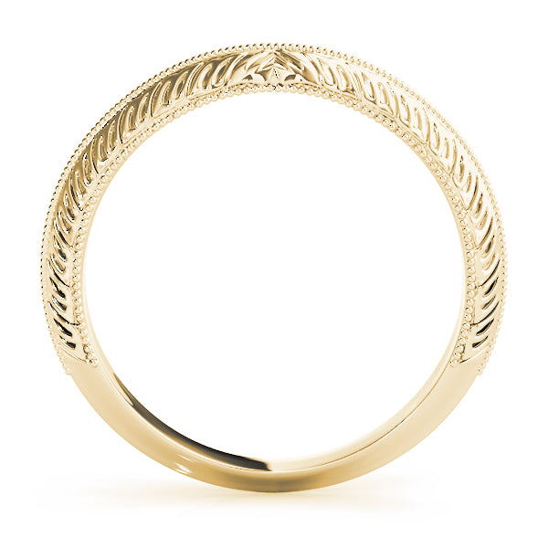 Vintage Filigree Wedding Bands Gold