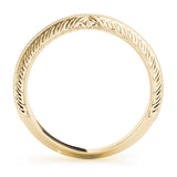 Vintage Filigree Wedding Bands Gold