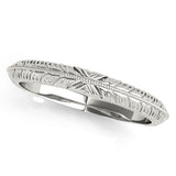 Vintage Filigree Wedding Bands Gold