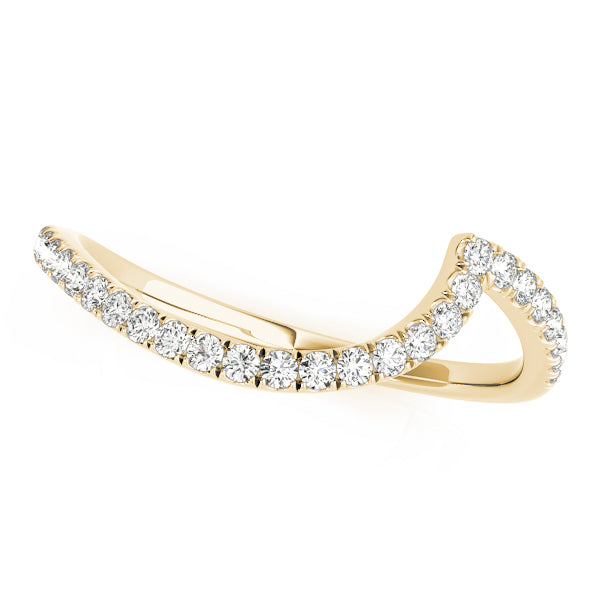 Diamond Half Eternity Ring in Gold & Platinum