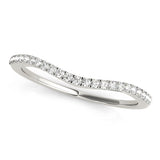 Diamond Half Eternity Ring in Gold & Platinum