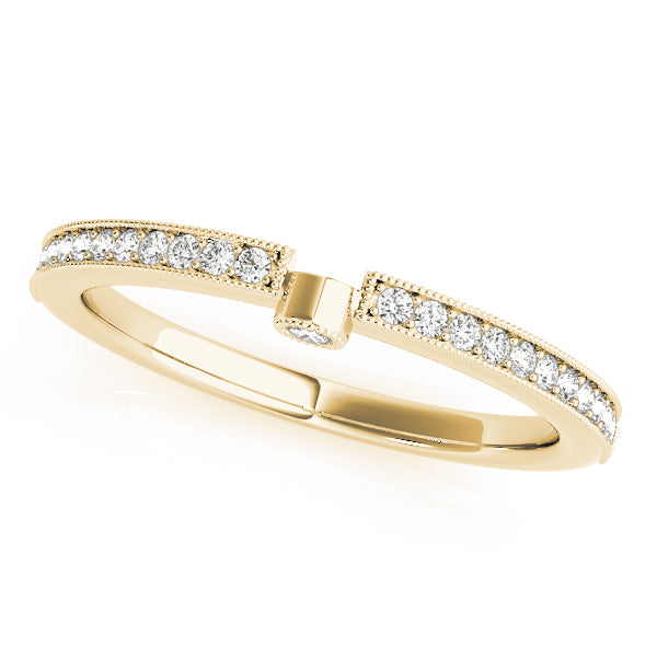 Diamond Half Eternity Ring in Gold & Platinum