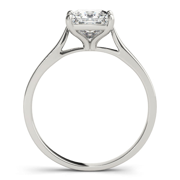 Cherished Cut Solitaire Engagement Ring Princess Diamond Engagement Ring — 9K/18K Gold & Platinum