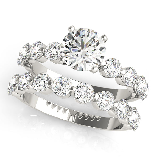 Classic Single Prong Engagement Ring Round Diamond Engagement Ring — 9K/18K Gold & Platinum