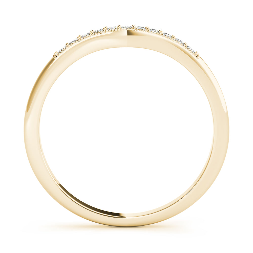 Diamond Half Eternity Ring in Gold & Platinum